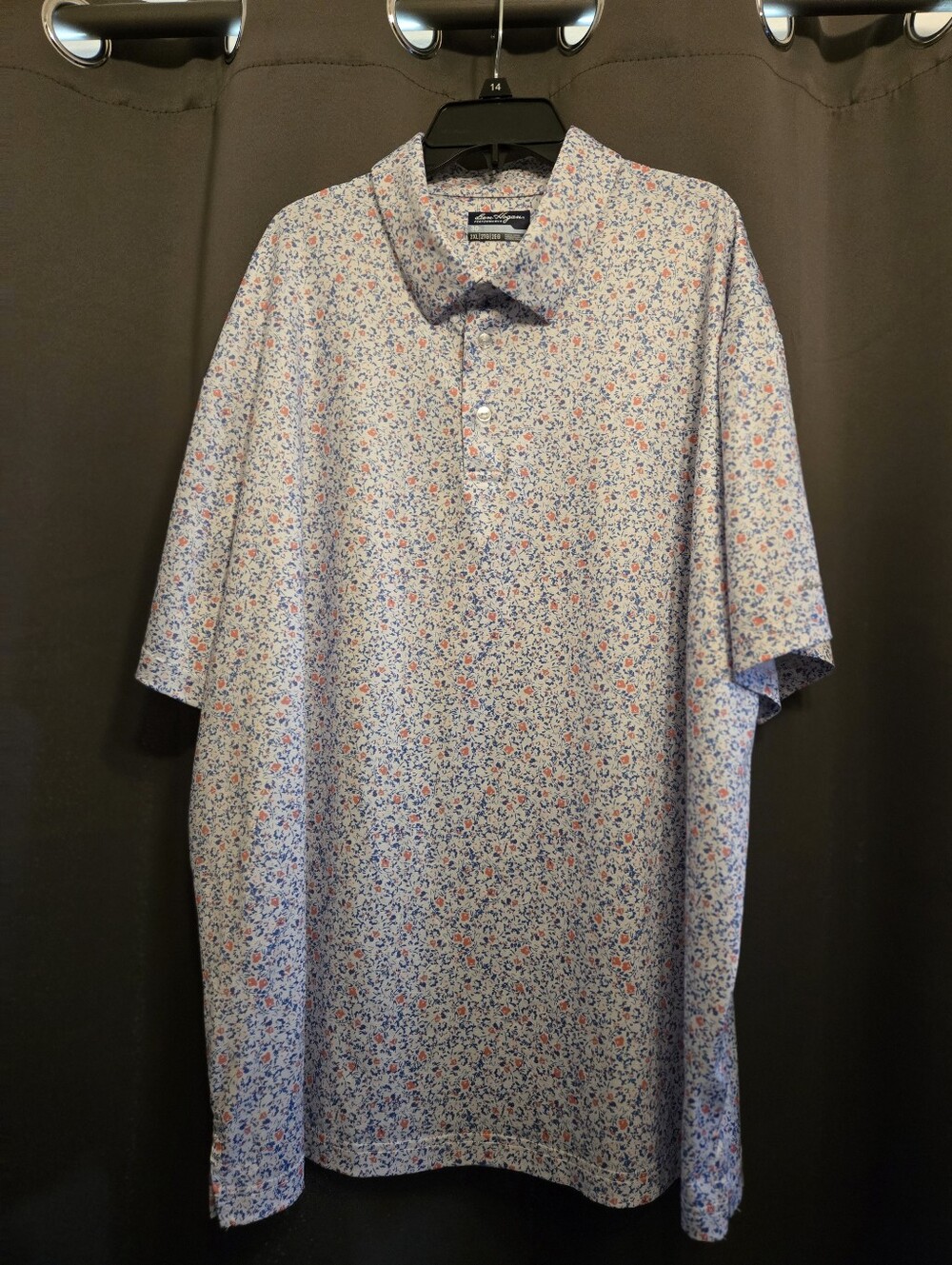 Ben Hogan Men’s Blue Floral Polo Shirt